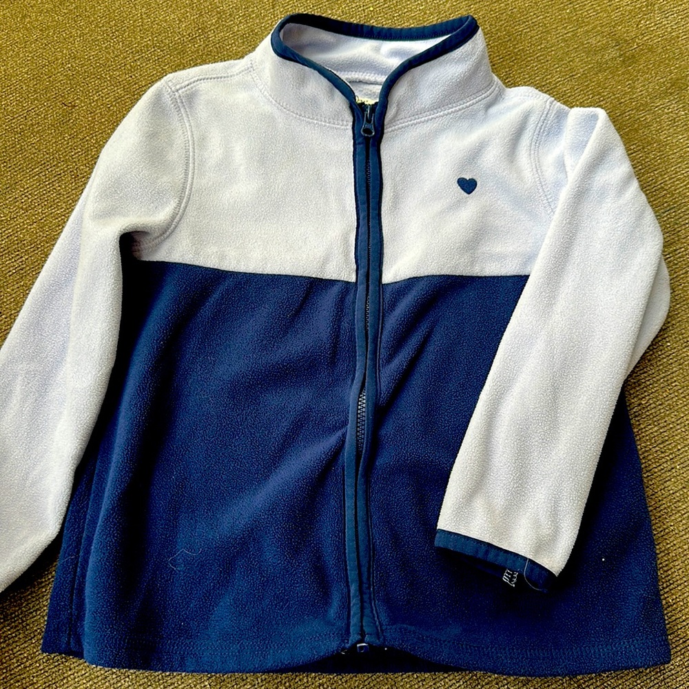 Girls Oshkosh fleece zipup